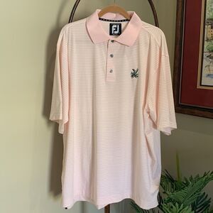 FootJoy Pink Stripe Polo XL
